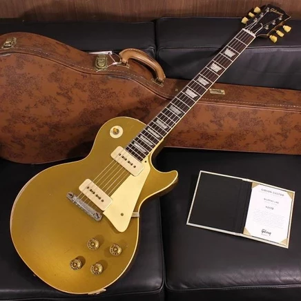 Электрогитара Gibson Les Paul Standard 1954 Murphy Lab, золотая