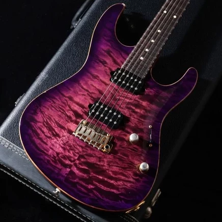 Электрогитара Suhr Modern Carve Top, фиолетовая, б/у