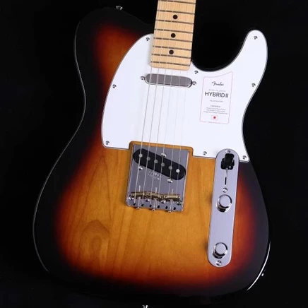 Электрогитара Fender Hybrid II Telecaster, трехцветный санбёрст