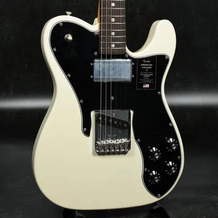 Электрогитара Fender 1977 Telecaster Custom, олимпик уайт