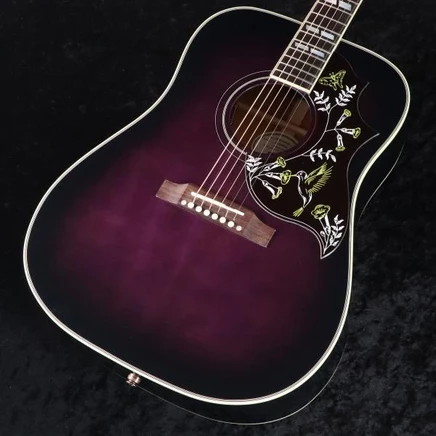 Гитара Gibson Hummingbird, пурпурный санбёрст