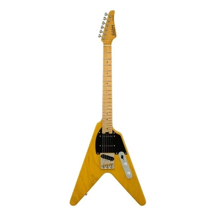Soloking MTV-1 SSS BTBLD Butterscotch Blonde ソロキング フライングVタイプ エレキギター/ギグバッグ付 default