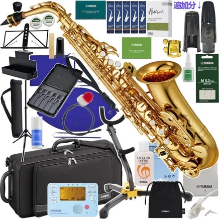 Альт-саксофон Yamaha YAS-480, золотой, комплект