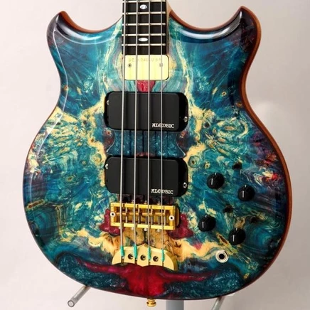 Электробас Alembic SCSB4 Stanley Clarke Deluxe, синий