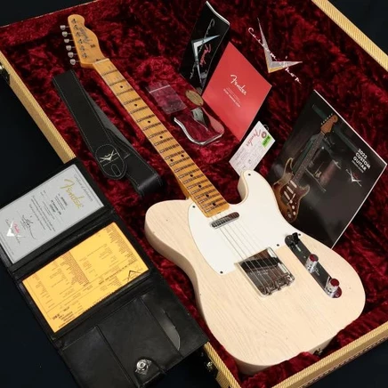 Электрогитара Fender 1958 Telecaster Relic, б/у, белая