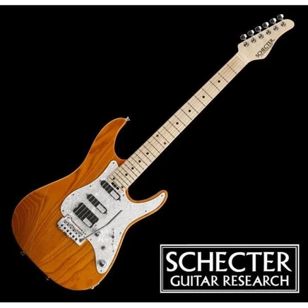 Электрогитара Schecter BH-1-STD-24, клен, янтарная