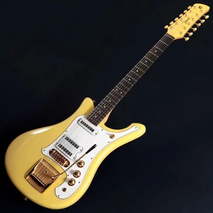 Электрогитара Yamaha SG-12AS VY, 30 лет, б/у, желтая