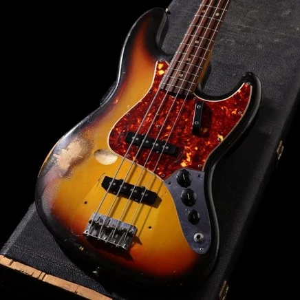 Бас-гитара Fender 1965 Jazz Bass, б/у, санберст