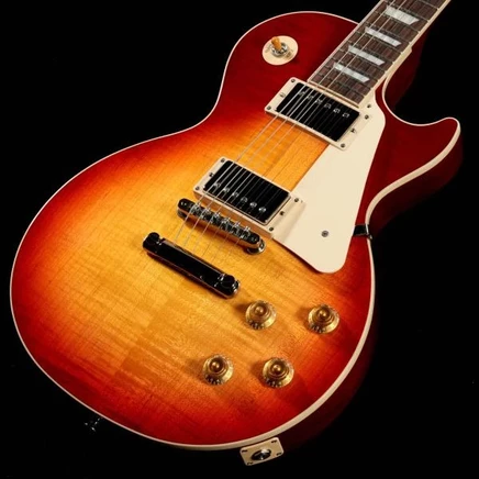 Электрогитара Gibson Les Paul 50s, фигурный топ, Cherry