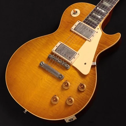 Электрогитара Gibson 1959 Les Paul, зелёно-лимонная