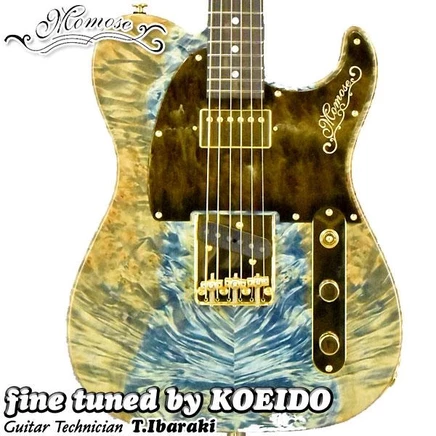 Электрогитара Momose MT-Premium/FT #21332, синяя