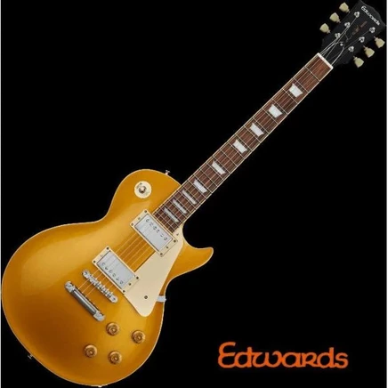 Электрогитара EDWARDS E-LP-STD, золотой топ