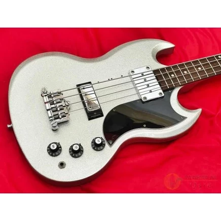 Электробас Gibson SG Standard Bass, серебристый металлик