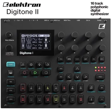 Синтезатор Elektron Digitone II, 16-трековый полифонический