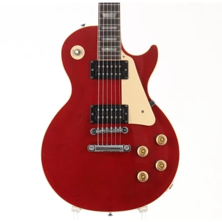 Электрогитара Gibson Les Paul Classic Plus, бордовая, б/у