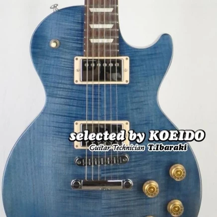 Электрогитара Gibson Les Paul Studio Plus, синяя