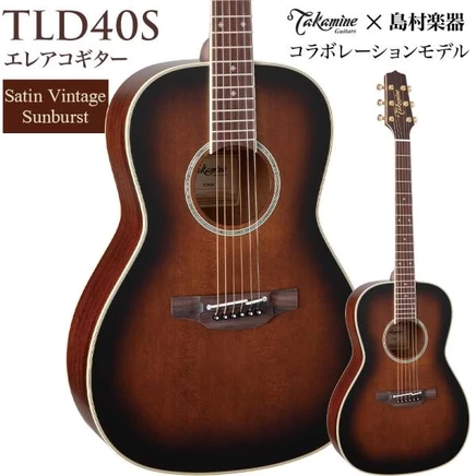 Электроакустическая гитара Takamine TLD40S, массив, 630 мм