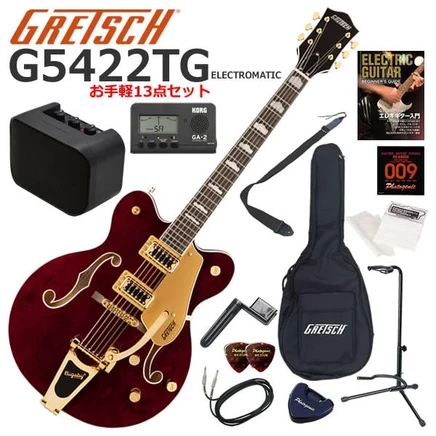 Электрогитара Gretsch G5422TG/WLS, набор 13 предметов