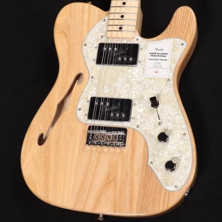 Телекастер Fender MIJ Traditional 70s Thinline, натуральный