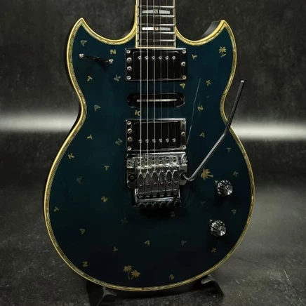 Б/у электрогитара Yamaha SG-T 1988, темно-синяя