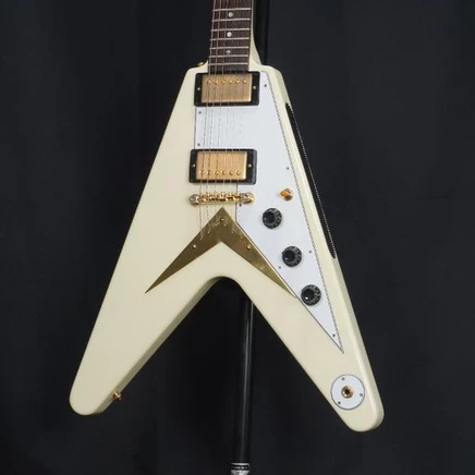 Электрогитара Gibson Korina Flying V 1958, Classic White