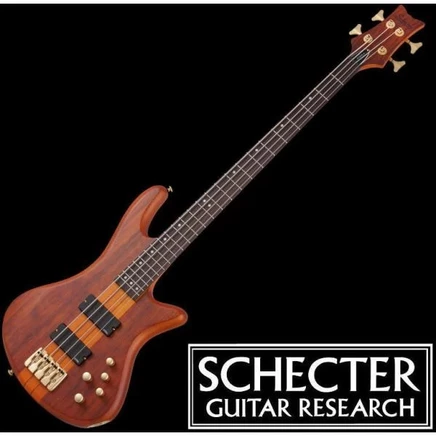 Электробас Schecter Stiletto Studio-4, медовый