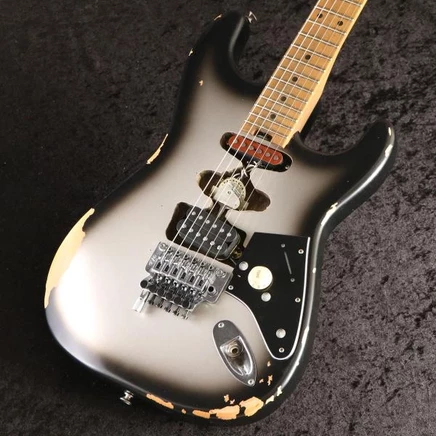 Электрогитара EVH Frankenstein, серебристый санберст