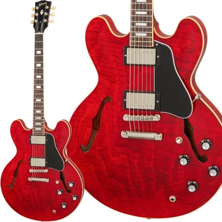 Полуакустика Gibson ES-335 Figured, вишневая