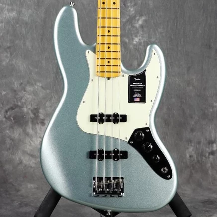 Электробас Fender American Professional II Jazz Bass, зеленый