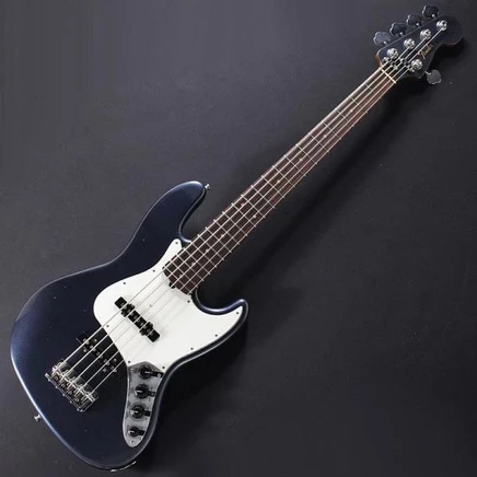 Электробас Fender Custom Classic Jazz Bass V, синий
