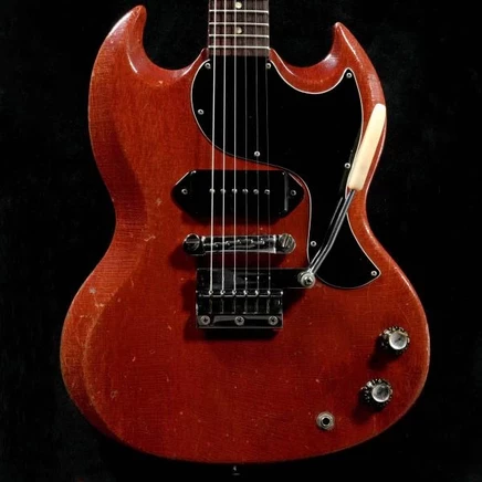 Электрогитара Gibson 1965 SG Junior, б/у, вишневая