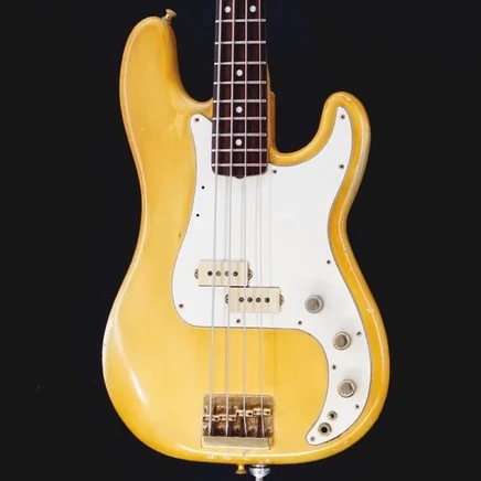Электробас Fender Precision Special 1982, белый, б/у