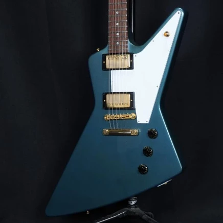 Электрогитара Gibson Custom 1958 Korina Explorer, пелэм-блю