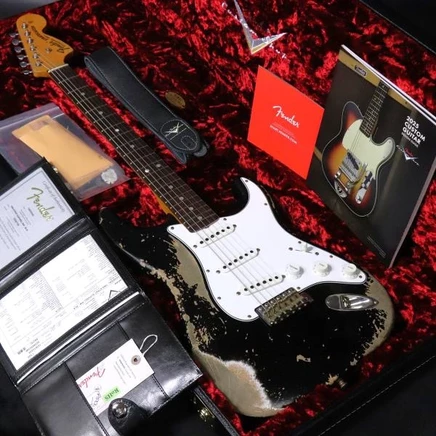 Электрогитара Fender Custom Shop 1969 Stratocaster, черная