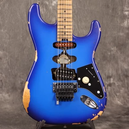 Электрогитара EVH Frankenstein Relic, синий санберст