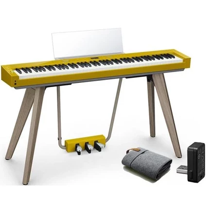 Электропианино Casio PX-S7000 HM, 88 клавиш, горчичное