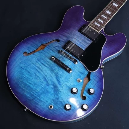 Электрогитара Gibson ES-335 Figured, черничный санбёрст