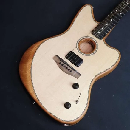 Электроакустика Fender Acoustasonic Jazzmaster, натуральная