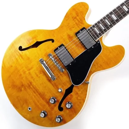 Полуакустика Gibson ES-335 Figured, янтарная