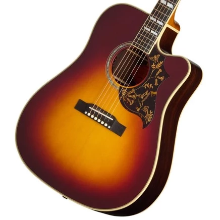 Акустика Epiphone Hummingbird Deluxe EC, осенний санбёрст