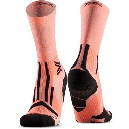 Носки X-Socks Trailrun Perform Crew - пыльно-розовые/черно-розовые