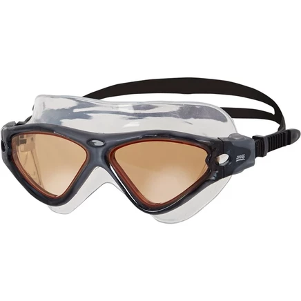 Очки для плавания Zoggs Tri-Vision Mask - черный/черно-белый / темно-синий, серый