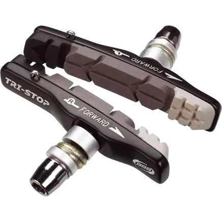 Колодки BBB Cycling TriStop BBS-14T, 4 шт., черно-серые
