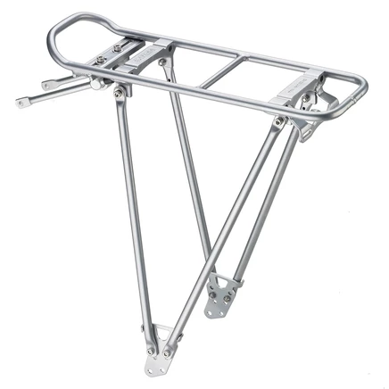 Задний багажник Racktime Foldit Adjustable, серебристый