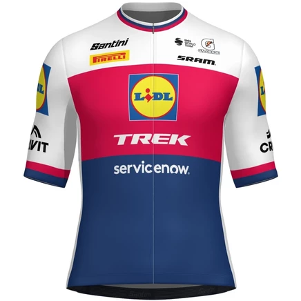 Мужская велофутболка Santini Team Lidl-Trek, разноцветная