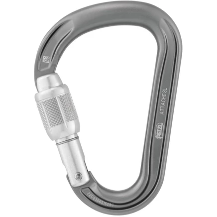 Винтовой карабин Petzl Attache - серый grey