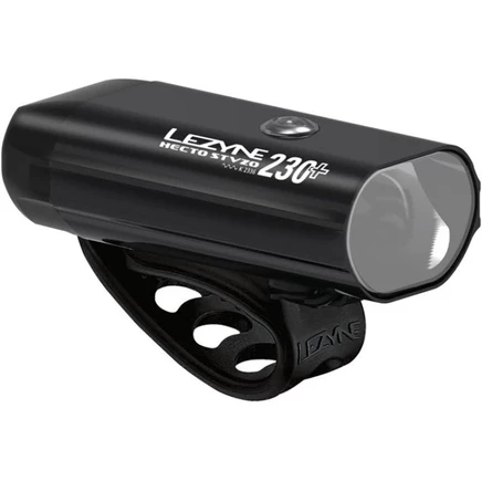 Передняя панель Lezyne Hecto 230+ StVZO светло -черная black
