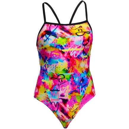 Женский слитный купальник Funkita Eco с одним ремешком - Пометьте ее разноцветным