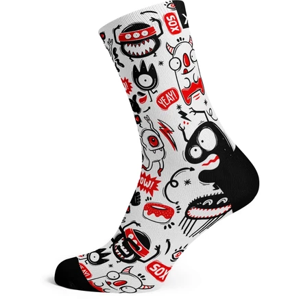 Носки Sox Footwear Bright & Funky, белые