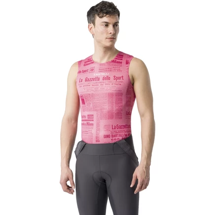 Мужская майка Castelli Giro d'Italia Gazzetta, розовая